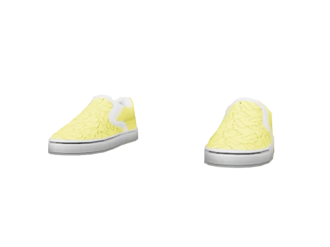 Dog With Cone Slip-Ons