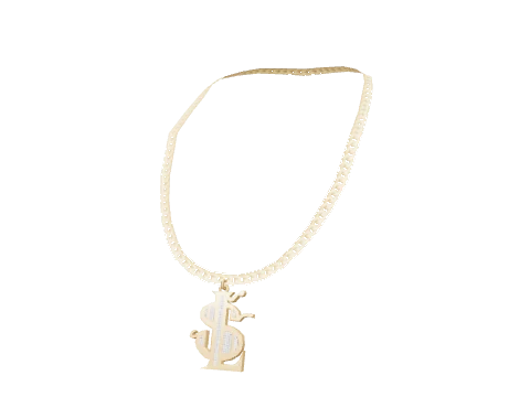 Gold L$ Pendant