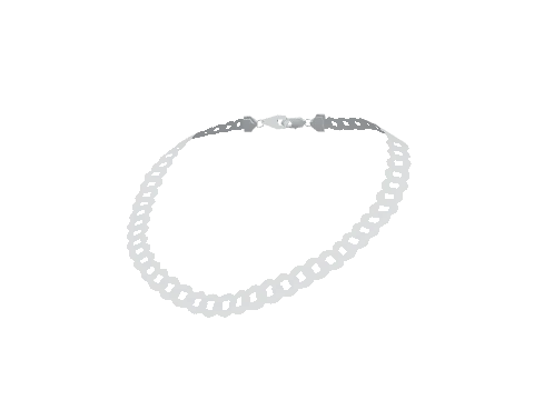 Silver Thick Curb Chain