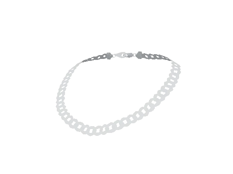 Silver Thick Curb Chain