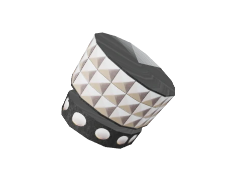 Black & White Leather Straps