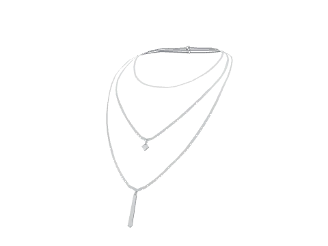 Silver Layered Necklace