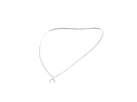 Silver Moon Necklace