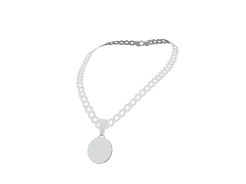 Thick Silver Necklace