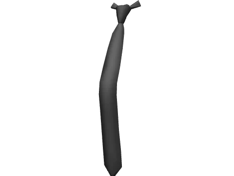 Charcoal Straight Tie