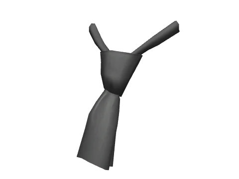 Charcoal Loose Tie