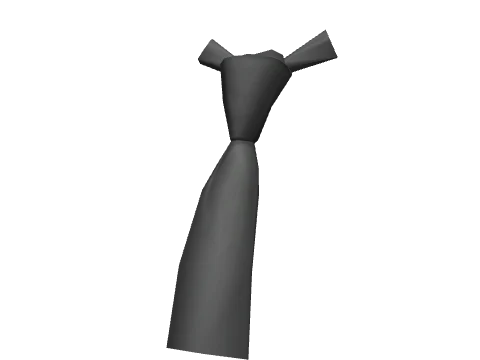 Charcoal Straight Tie