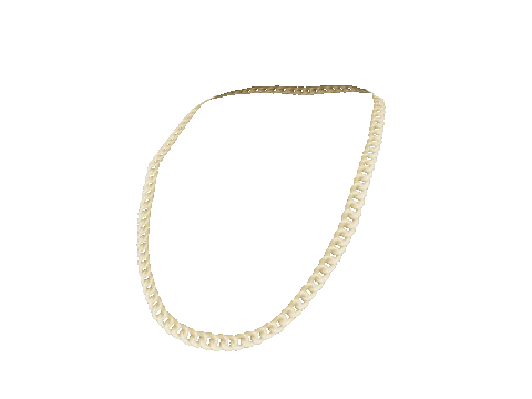 Gold Diamond Curb Chain