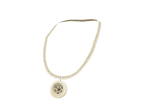 Gold Rim Necklace