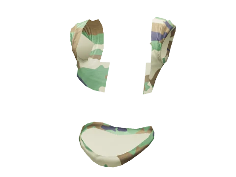 Camo Bigness Rolled Tee