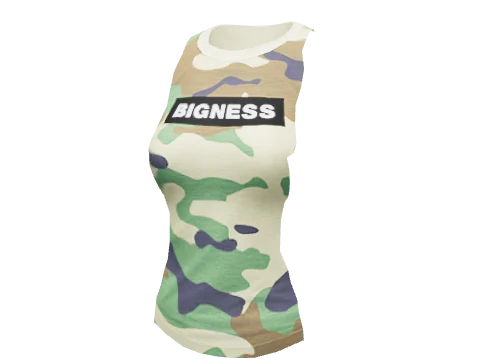 Camo Bigness Rolled Tee