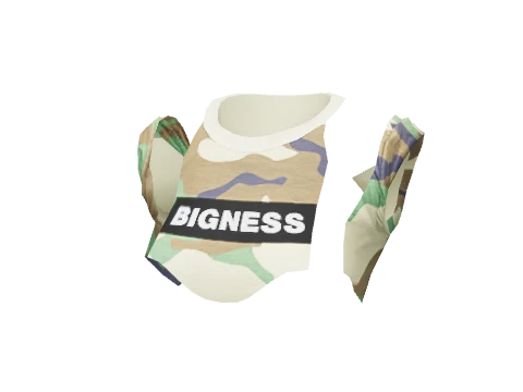 Camo Bigness Rolled Tee