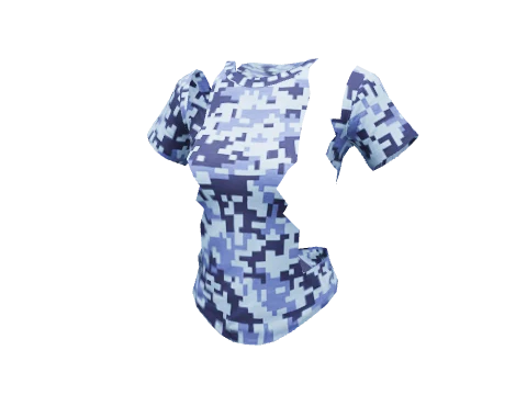 Blue Digital T-Shirt