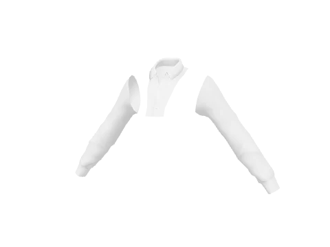 White Dress Shirt Open