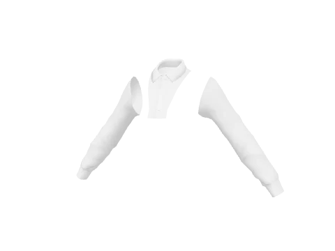 White Dress Shirt Open