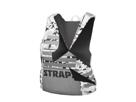White Strapz Vest