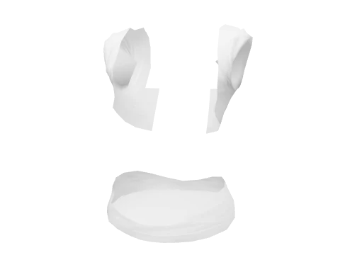 White Rolled Tee