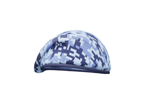 Blue Digital Beret