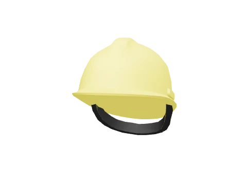 Yellow Construction Helmet
