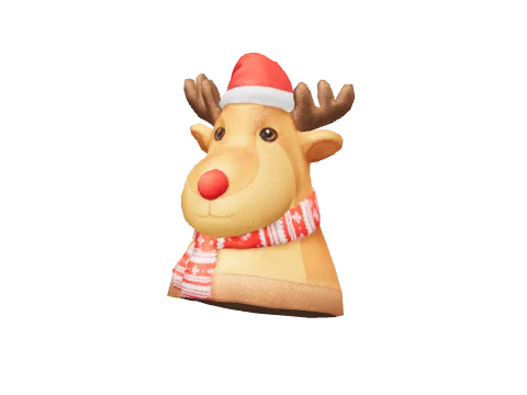 Brown Festive Reindeer Hat
