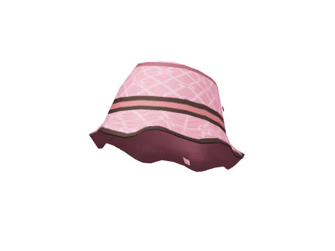 Pink Canvas Hat
