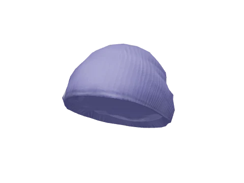 Purple Saggy Beanie