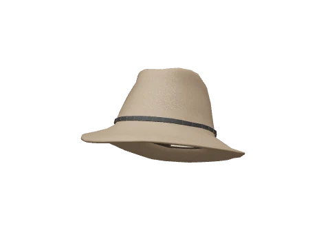 Tan Cashmere Fedora