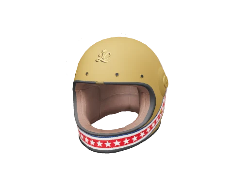 Gold JC Helmet