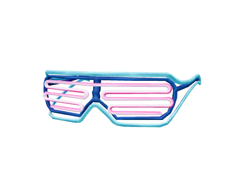 Blue & Pink Glow Shades