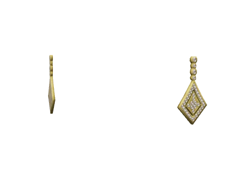 Gold Diamond Drops