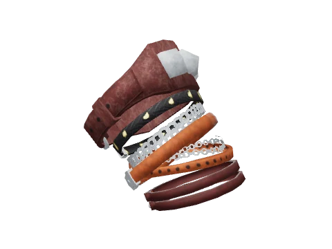 Ox Blood Bracelet Ensemble