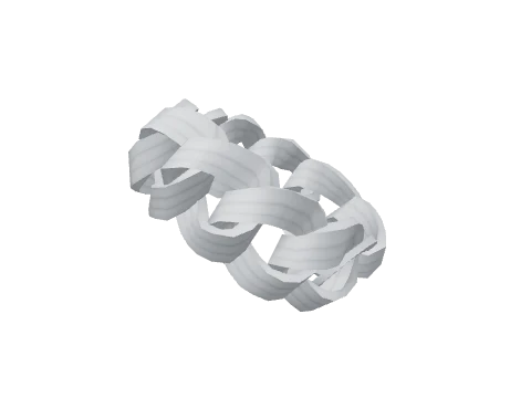 Thick Silver Chain Bracelet (R)