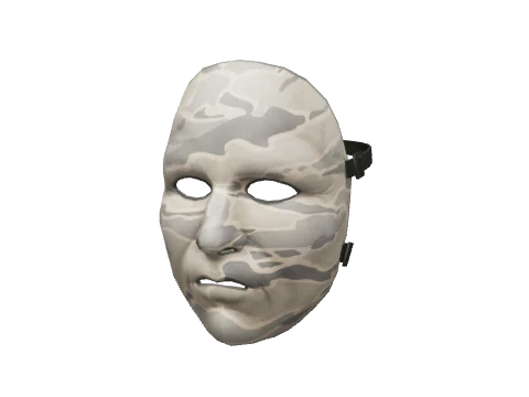 Gray Woodland False Face