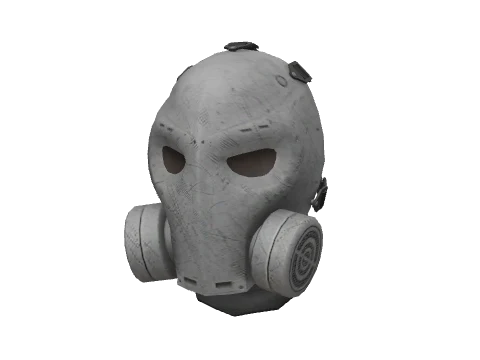 Gray Gas Mask