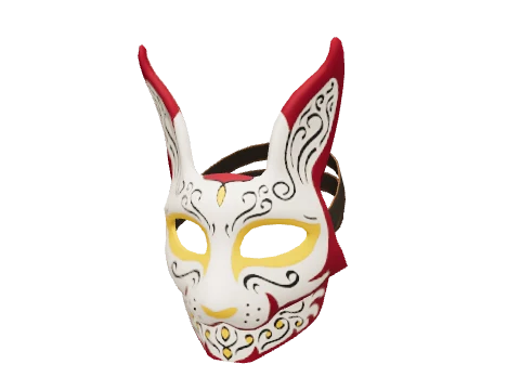 Traditional Painted Rabbit