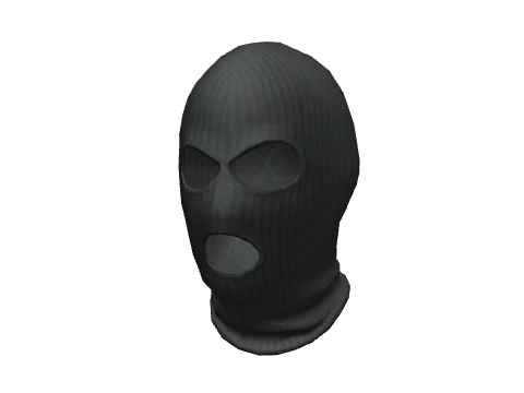 Black Knit Balaclava
