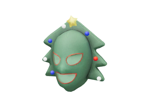 Green Festive Luchador