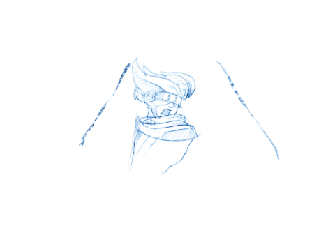Blue PRB Sword Boy Hoodie