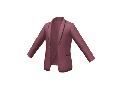 Red Shiny Open Jacket
