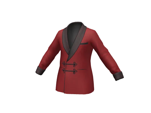 Red Smoking Jacket