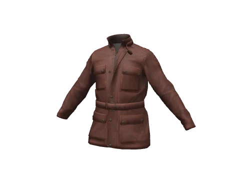 Chestnut Leather Field Jacket