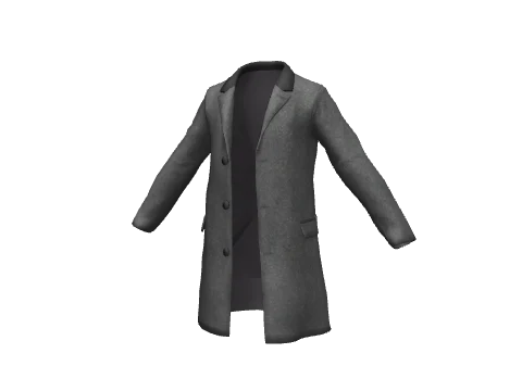 Gray Cashmere Coat