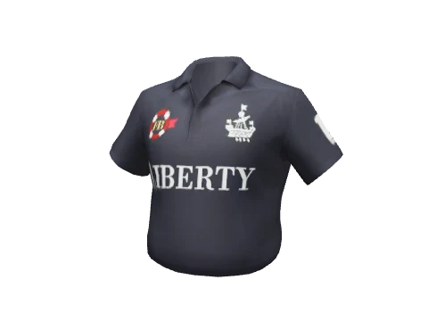 Navy Liberty Tucked Polo