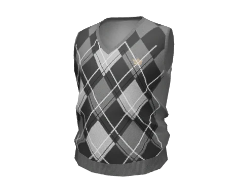 QB Diamond Sweater Vest