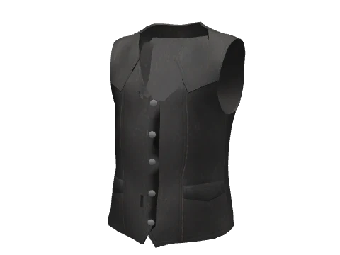 Black Darted Vest