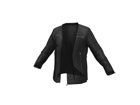 Black Blouson Jacket