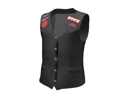 Patched Darted Vest