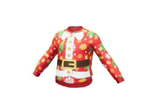 Glow Santa Sweater