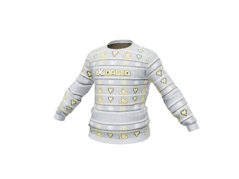 Gray Exsorbeo Glow Sweater