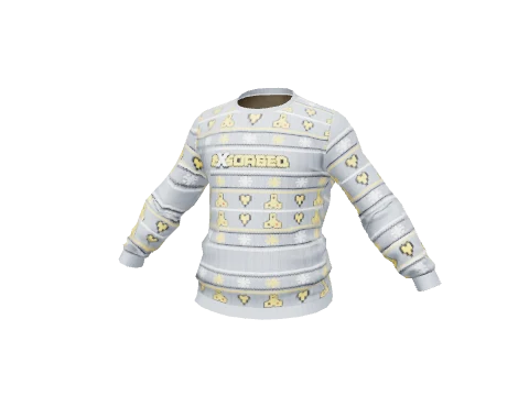 Gray Exsorbeo Festive Sweater